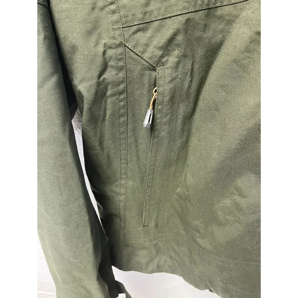 OUTDOOR RESEARCH Mens BlackPowder II Ski Jacket‎ Medium Hood Ranger Green Orange
